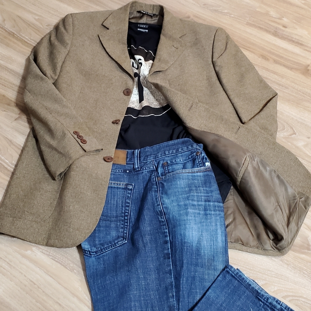 Baracuta soft tweed blazer